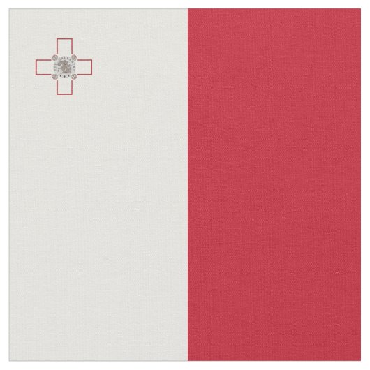 マルタ国旗 ファブリック (クローズアップ)