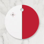 マルタ国旗 フェイバータグ (裏面)