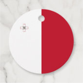 マルタ国旗 フェイバータグ (正面)