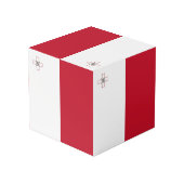 マルタ国旗 フォトキューブ (裏面アングル)