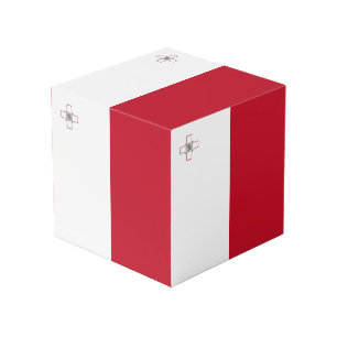 マルタ国旗 フォトキューブ