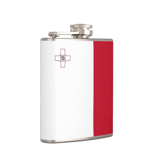 マルタ国旗 フラスク (右)