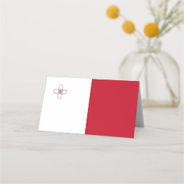 マルタ国旗 プレイスカード