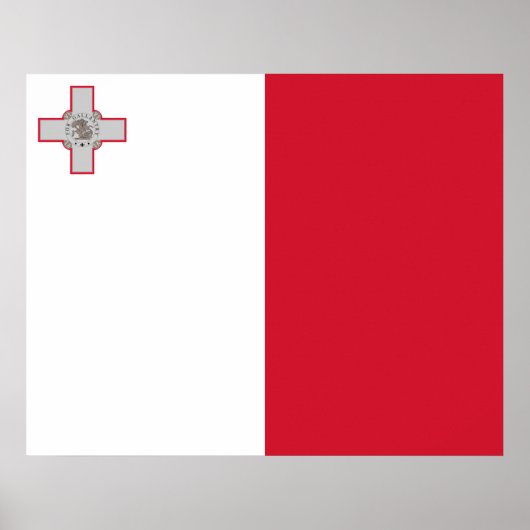 マルタ国旗 ポスター (正面)