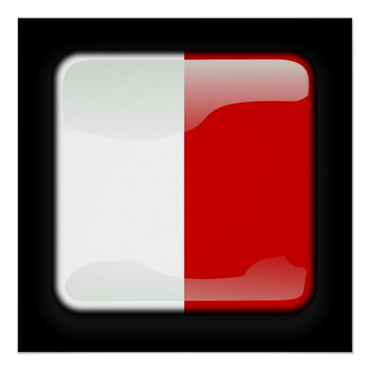 マルタ国旗 ポスター (正面)