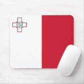 マルタ国旗 マウスパッド (マウス)