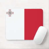 マルタ国旗 マウスパッド (マウス)