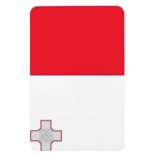マルタ国旗 マグネット (縦)