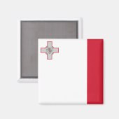 マルタ国旗 マグネット (正面/裏面)