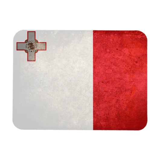 マルタ国旗 マグネット (横)