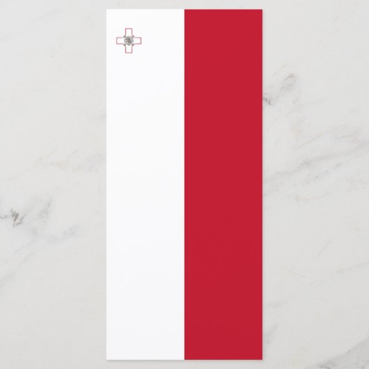 マルタ国旗 メニュー (裏面)