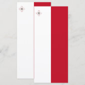 マルタ国旗 メニュー (正面/裏面)