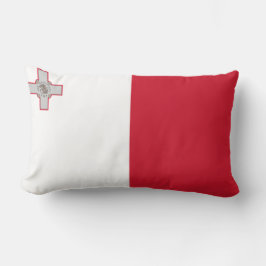 マルタ国旗 ランバークッション