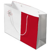 マルタ国旗 ラージペーパーバッグ (裏面アングル)