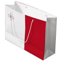 マルタ国旗 ラージペーパーバッグ