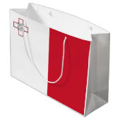 マルタ国旗 ラージペーパーバッグ (裏面アングル)