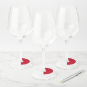 マルタ国旗 ワイングラスタグ (セット)