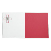 マルタ国旗 枕カバー (裏面)