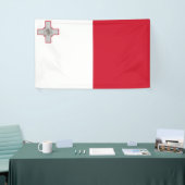 マルタ国旗 横断幕 (トレードショー)