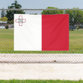 マルタ国旗 横断幕 (インサイチュ)