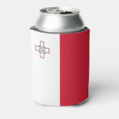 マルタ国旗 缶クーラー (缶裏面)