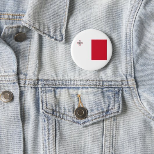 マルタ国旗 缶バッジ (インサイチュ)
