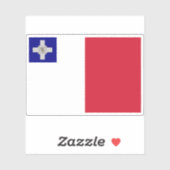 マルタ国旗（1943年～1964年非公式） シール (シート)