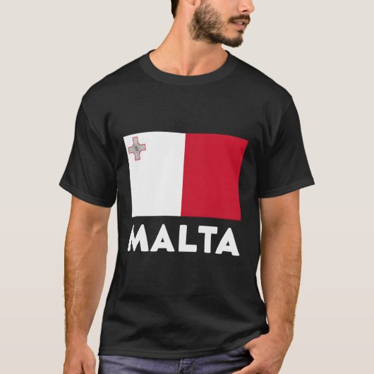 マルタ国旗 Tシャツ (正面)