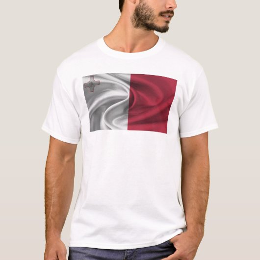マルタ国旗 Tシャツ (正面)