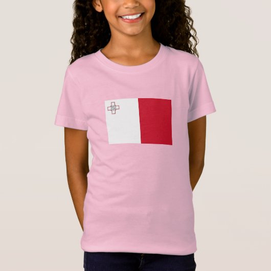 マルタ国旗 Tシャツ (正面)