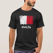 マルタ国旗 Tシャツ (正面)