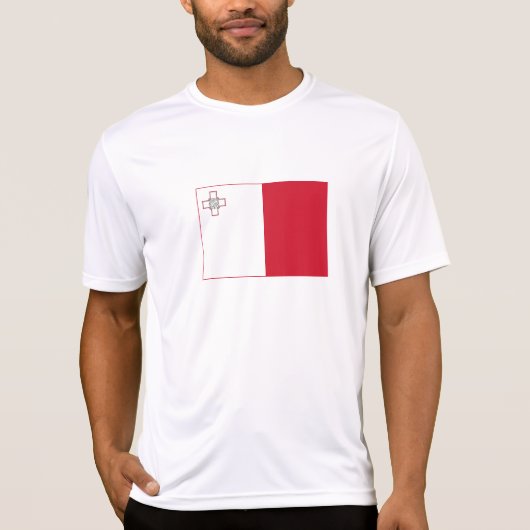 マルタ国旗 Tシャツ (正面)