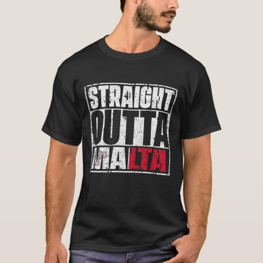 マルタ国旗 Tシャツ (正面)