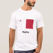 マルタ国旗 Tシャツ (正面)
