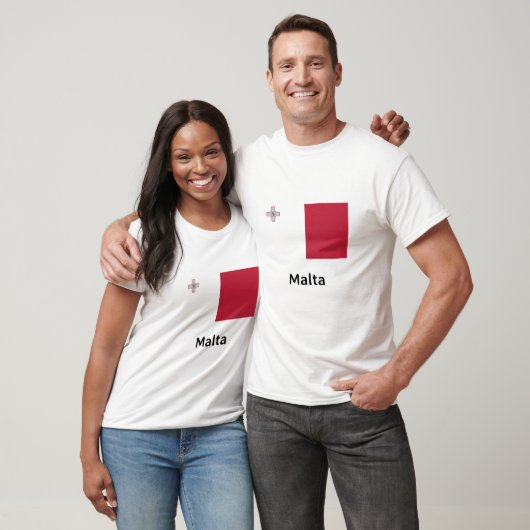 マルタ国旗 Tシャツ (ユニセックス)