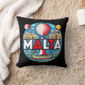 マルタ地中海の島国 クッション (ブランケット)