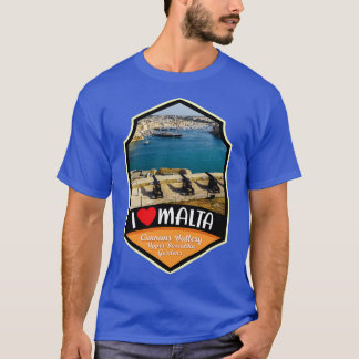マルタ大砲バッテリー Tシャツ