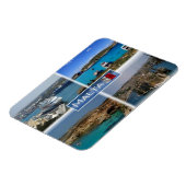 マルタ山 – バレッタ –  マグネット (左側)