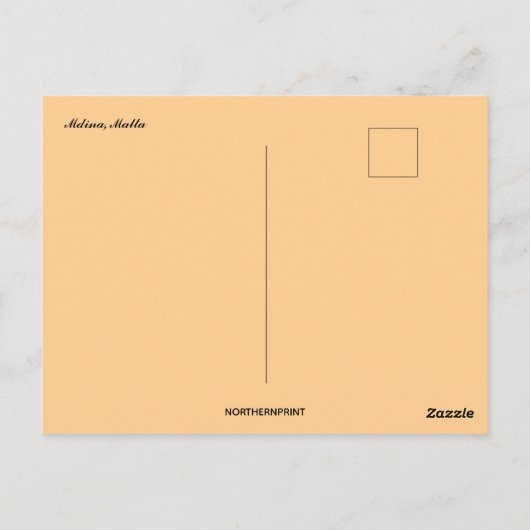 マルタ岬 ポストカード (裏面)