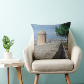 マルタ州バレッタの旧市街壁の砲塔 クッション (椅子)