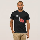 マルタ旗カラーマップTシャツ Tシャツ (正面フル)