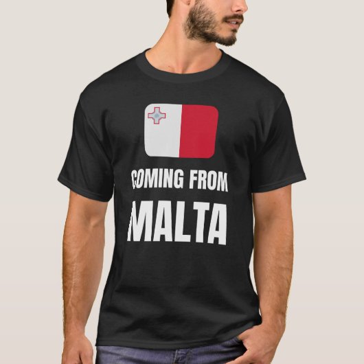 マルタ来ー出身の Tシャツ (正面)