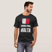 マルタ来ー出身の Tシャツ (正面フル)