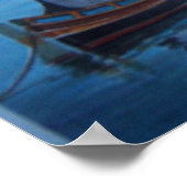 マルタ港のシーン1 ポスター (角)