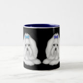 マルタ犬のマグ ツートーンマグカップ (中央)