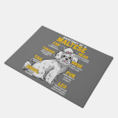 マルタ犬の恋人の解剖学 ドアマット (アングル)