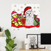 マルタ犬 ポスター (ホームオフィス)