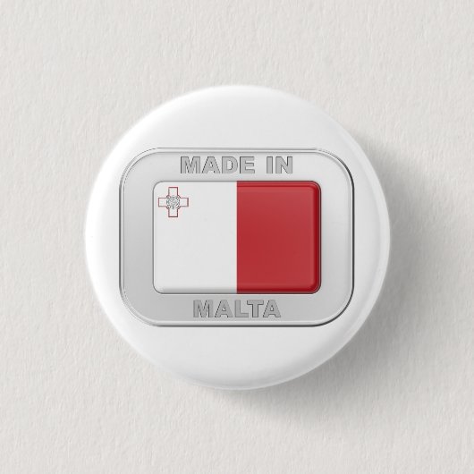 マルタ製 缶バッジ (正面)