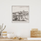 マルタ騎士テンプラールのヴィンテージイメージパレス ポスター (キッチン)