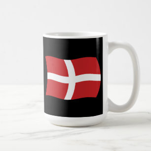 マルタ騎士団の旗のマグカップ コーヒーマグカップ